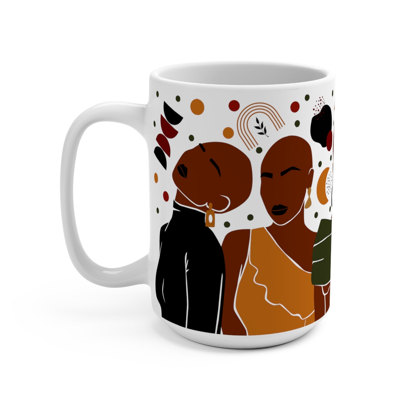 Abstract Cosmos African American Mug 15oz