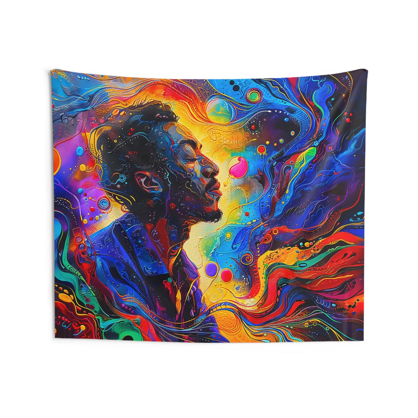 Drifting African American Indoor Wall Tapestry