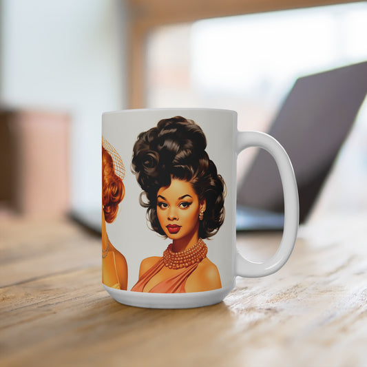 Vintage Ladies African American Mug 15oz