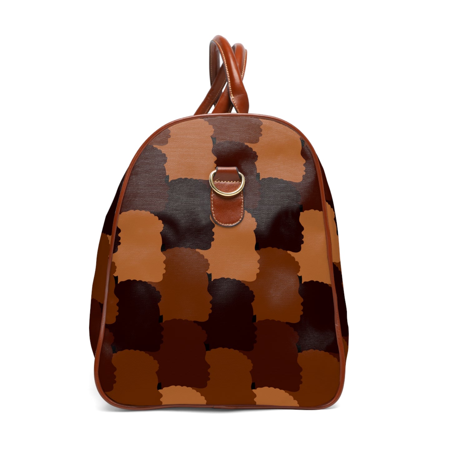 Brown Faces African American Travel Bag