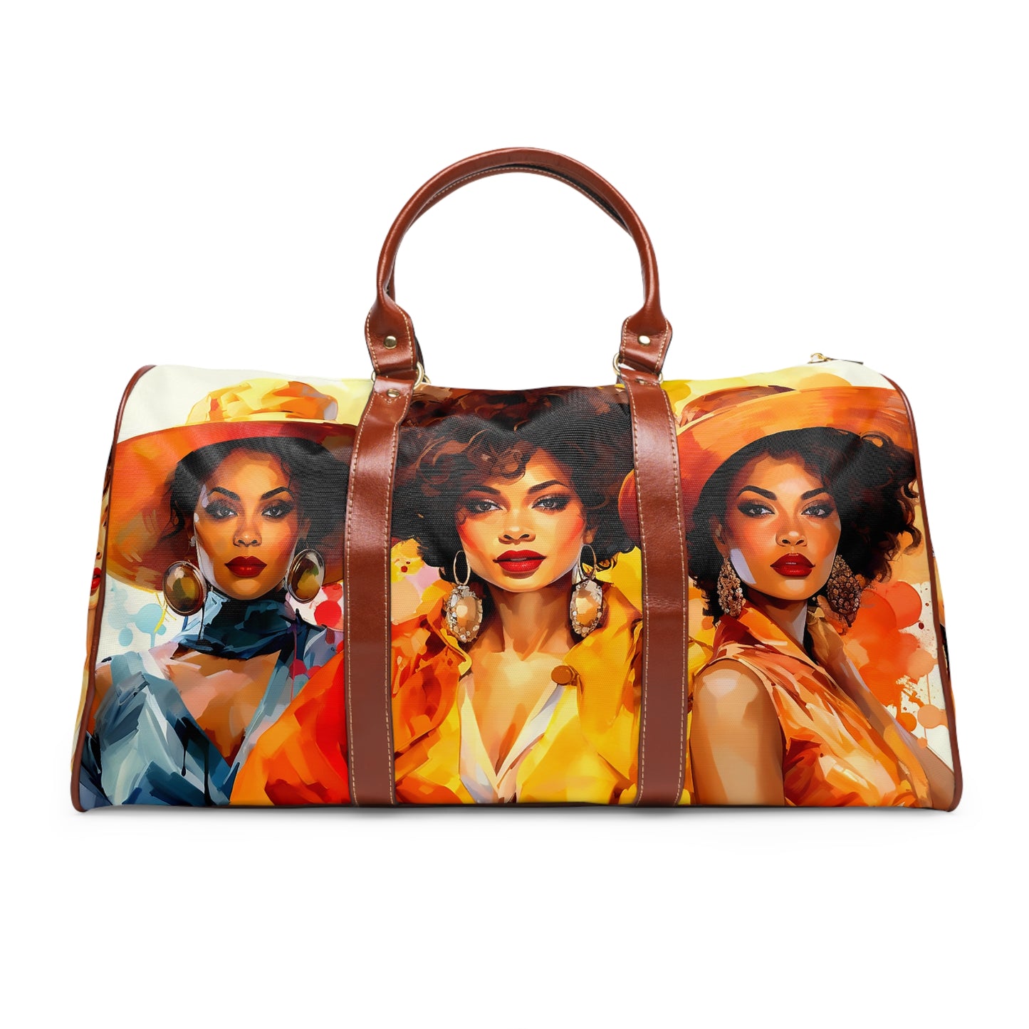 Elegant Lady African American Travel Bag