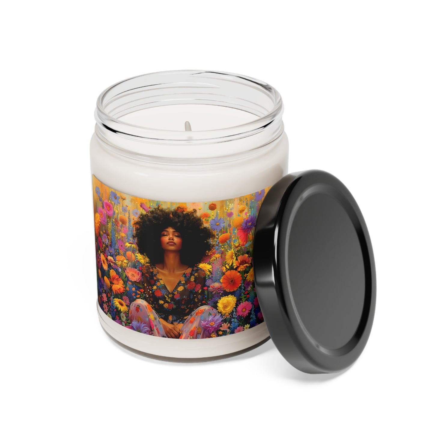 Among the Flowers Scented Soy Candle, 9oz