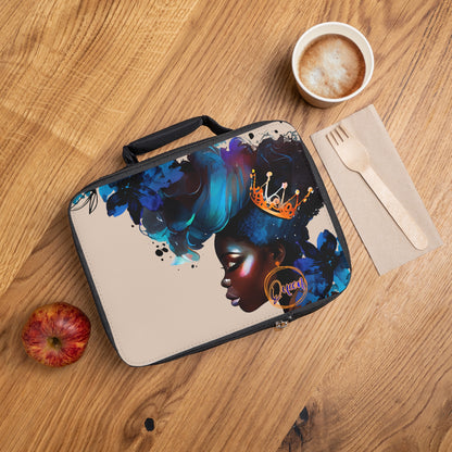 Brown Girl Queen African American Lunch Bag