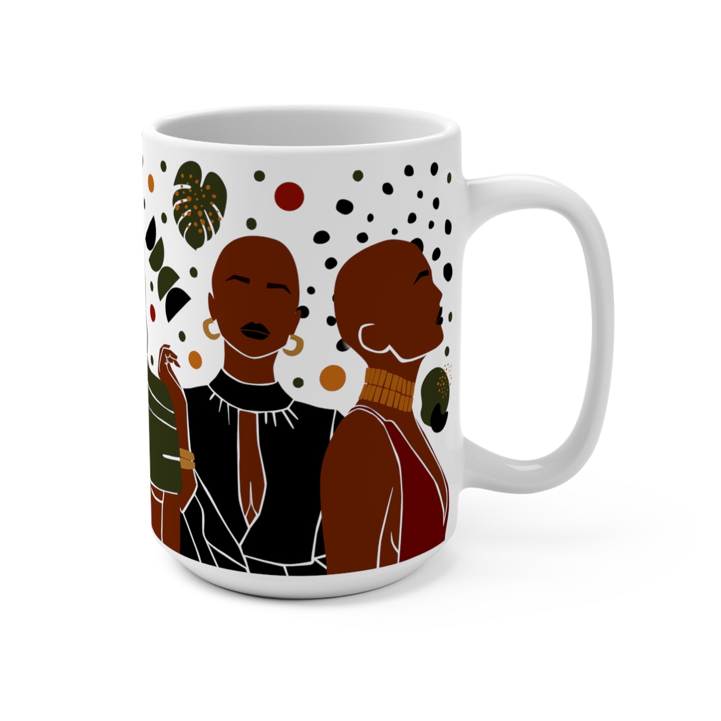 Abstract Cosmos African American Mug 15oz