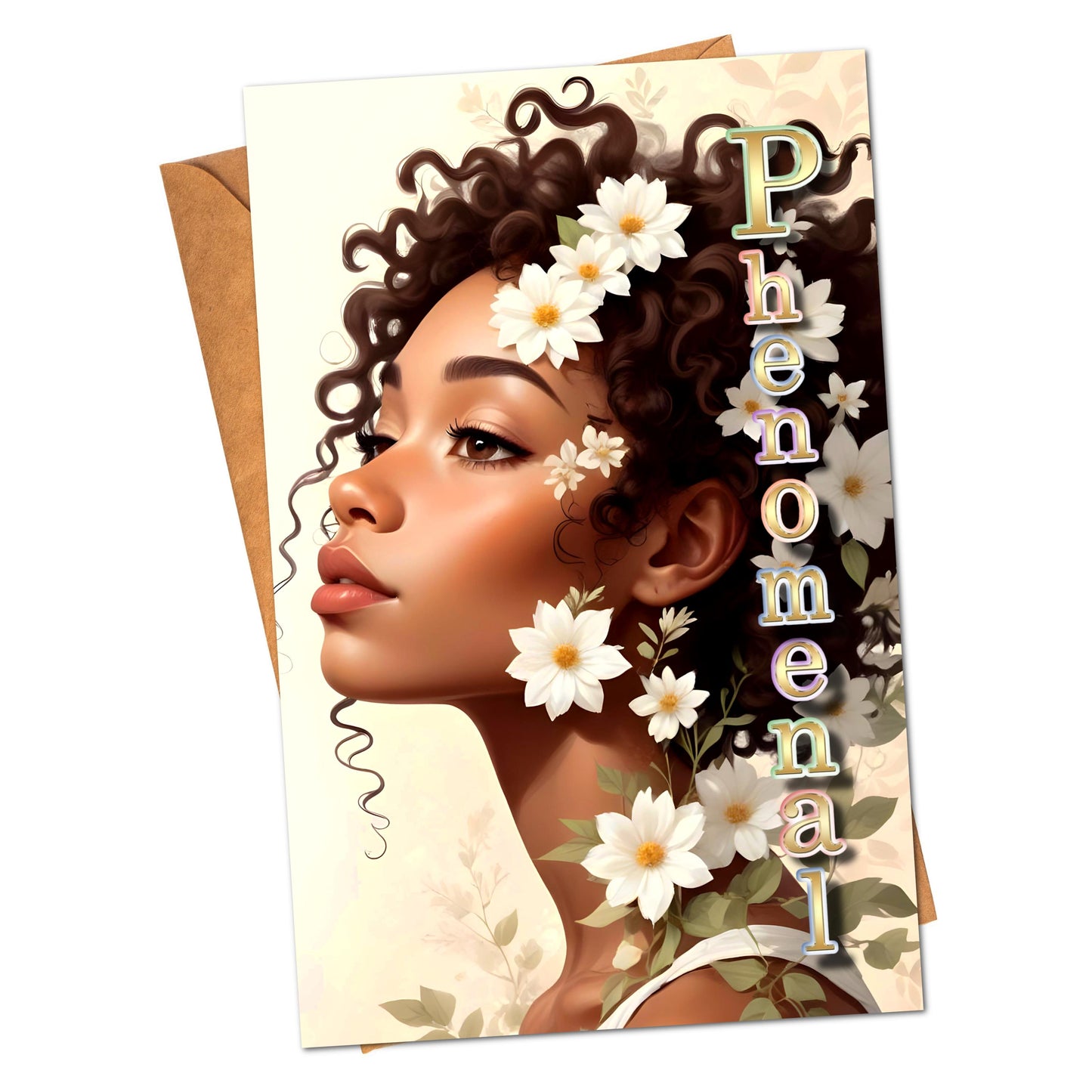 Phenomenal Woman Greeting Card: All Occasion African American Card