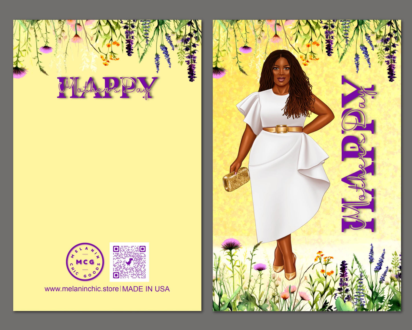 Afrocentric Mother's Day Card: Black Women Celebration