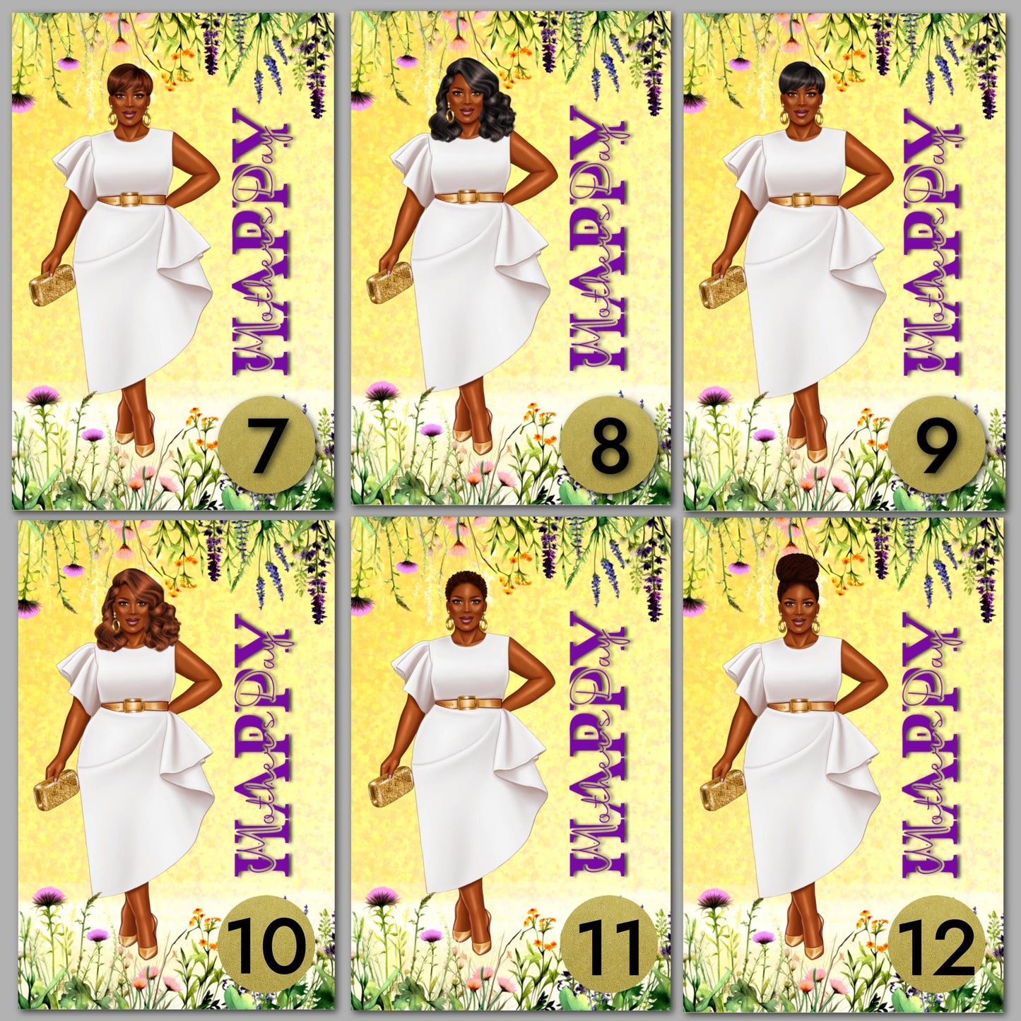Afrocentric Mother's Day Card: Black Women Celebration