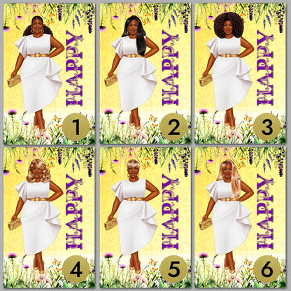 Afrocentric Mother's Day Card: Black Women Celebration