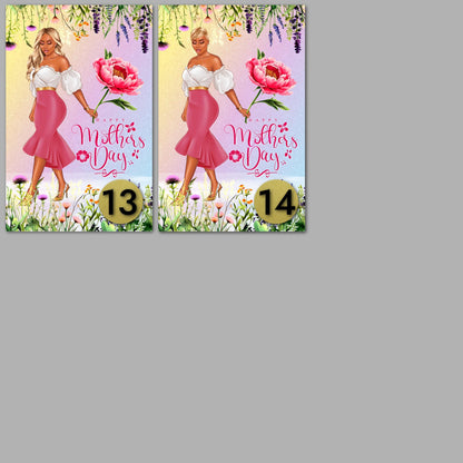 Afrocentric Mother's Day Card: Black Women Design