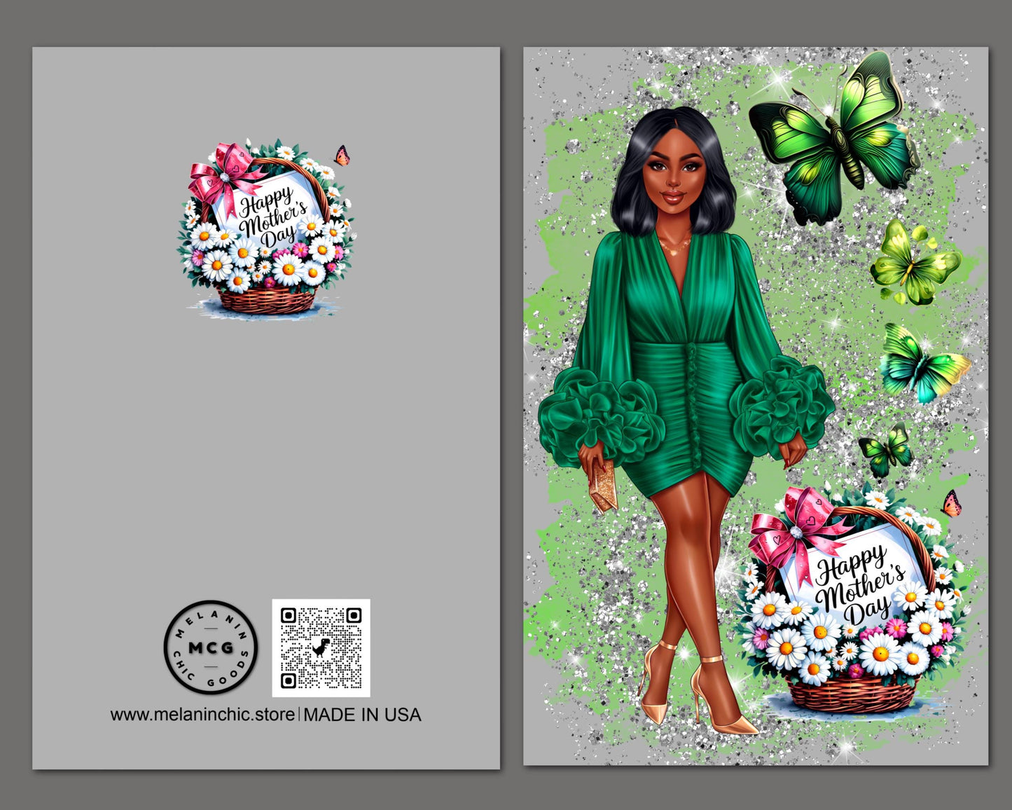 Afrocentric Mother's Day Card: Black Women Design