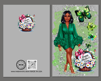 Afrocentric Mother's Day Card: Black Women Design