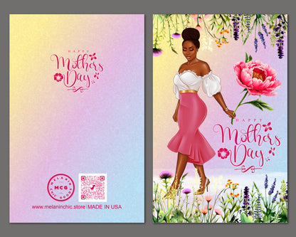 Afrocentric Mother's Day Card: Black Women Celebration