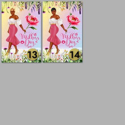 Afrocentric Mother's Day Card: Black Women Celebration