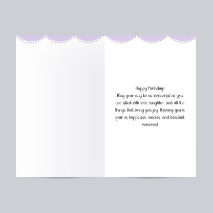 Personalized Birthday Card for Black Women: Melanin Queen