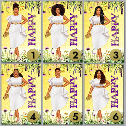 Afrocentric Mother's Day Card: Black Women Design
