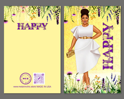 Afrocentric Mother's Day Card: Black Women Design