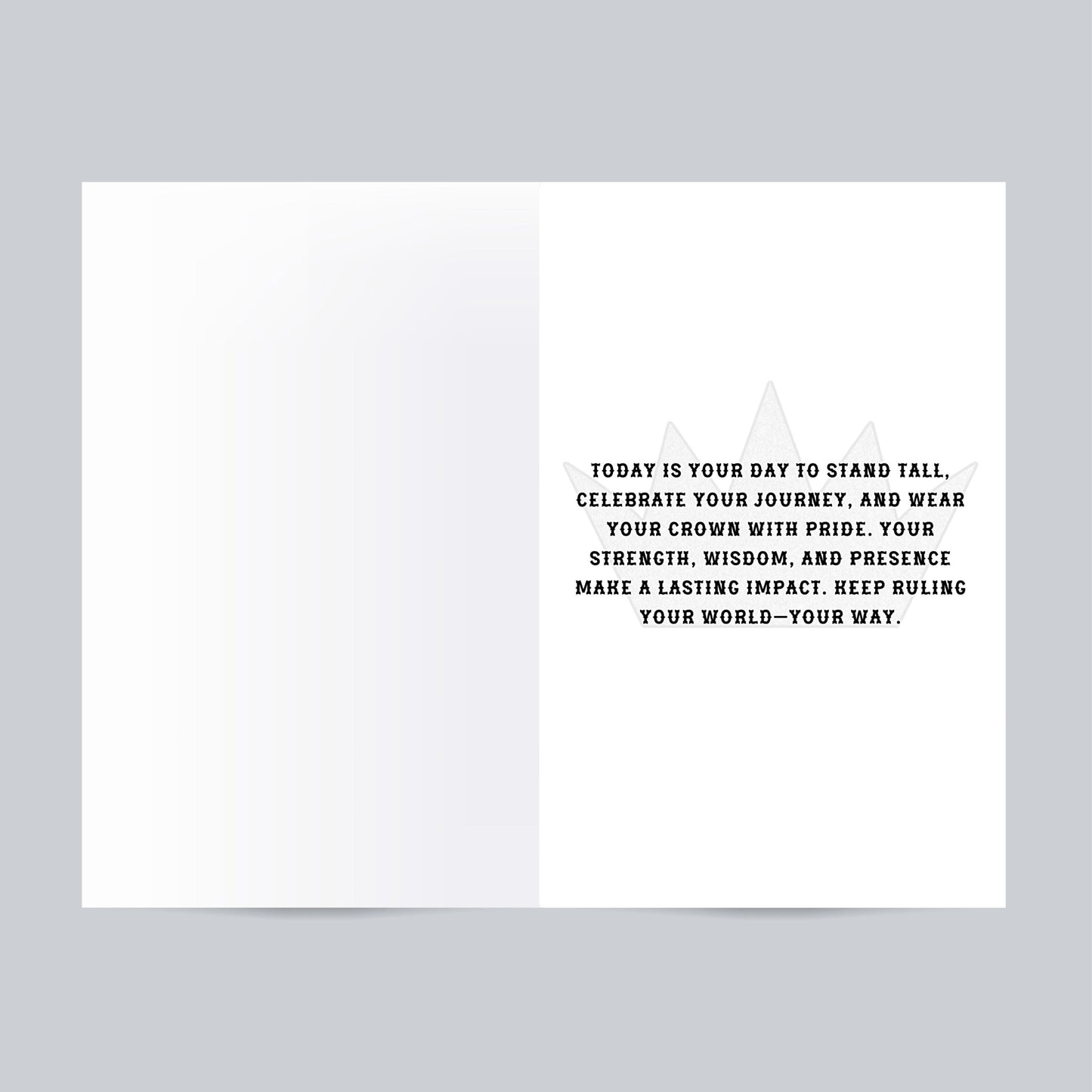 Happy Birthday King Card: Melanin Black Men Greeting Card