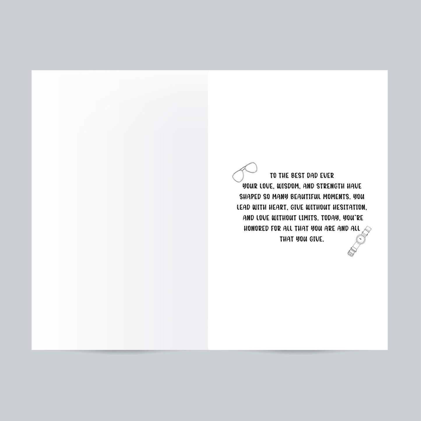 Father's Day Card for Black Men: Melanin Greeting Card