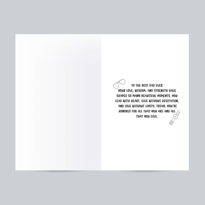 Father's Day Card for Black Men: Melanin Greeting Card