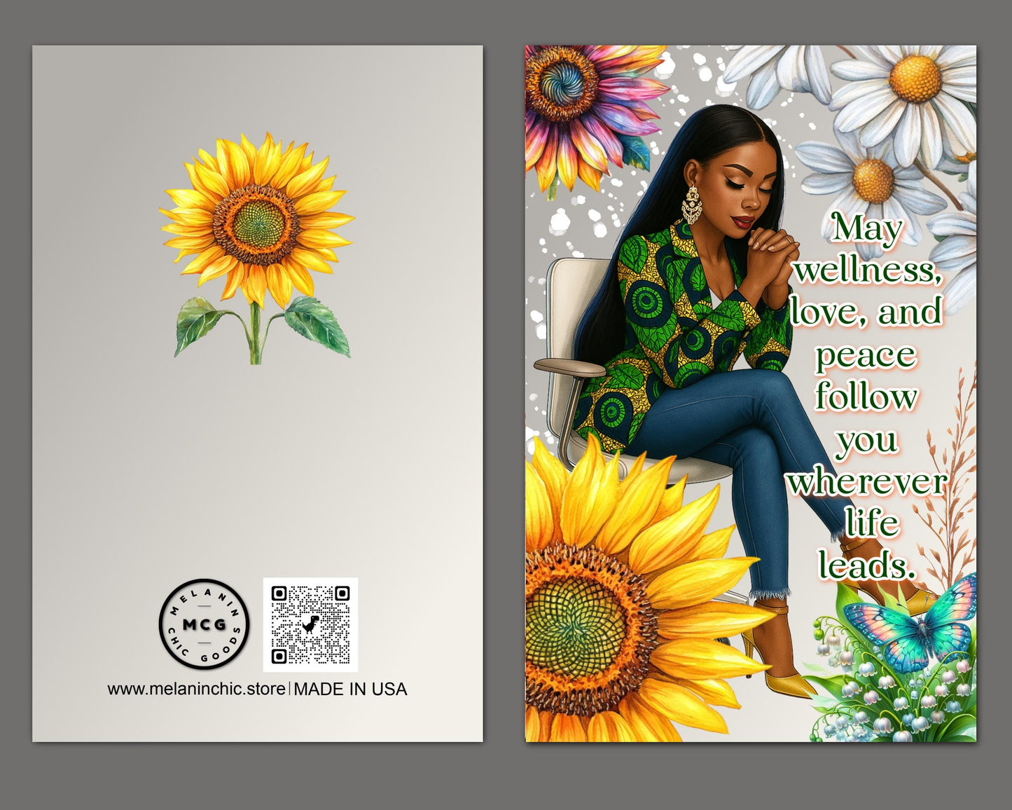Black Women Greeting Card: Sisterhood Celebration - All Occasion Well Wishes