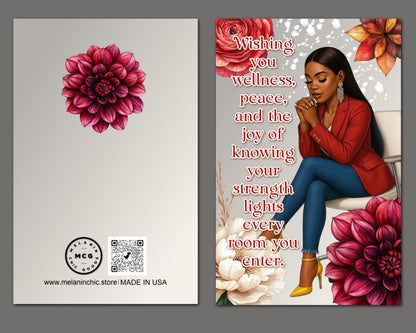 Black Women Greeting Card: Sisterhood Celebration - All Occasion Well Wishes
