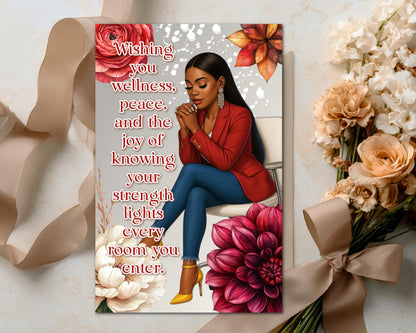 Black Women Greeting Card: Sisterhood Celebration - All Occasion Well Wishes
