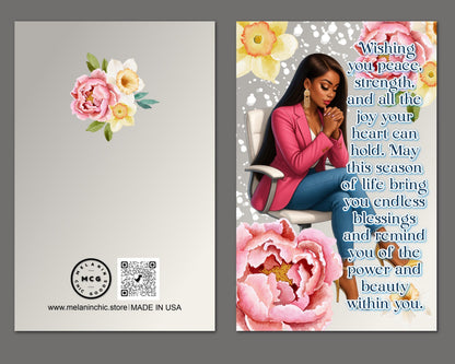 Black Women Greeting Card: Sisterhood Celebration - All Occasion Well Wishes
