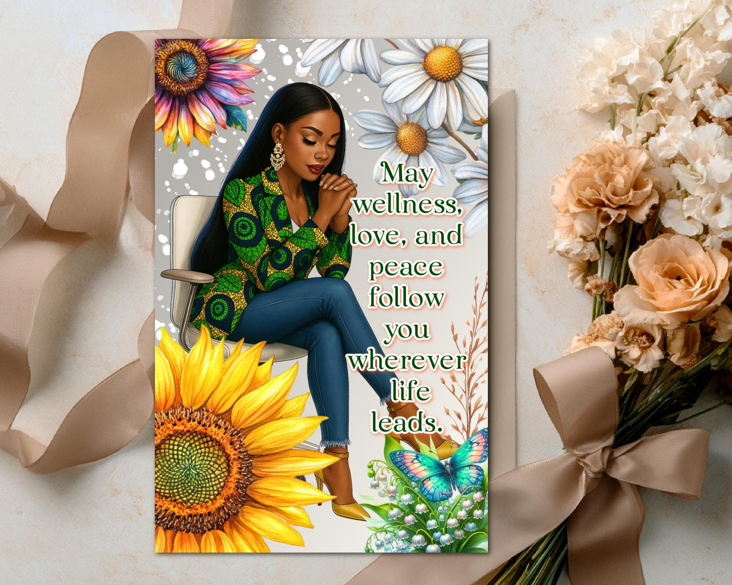 Black Women Greeting Card: Sisterhood Celebration - All Occasion Well Wishes