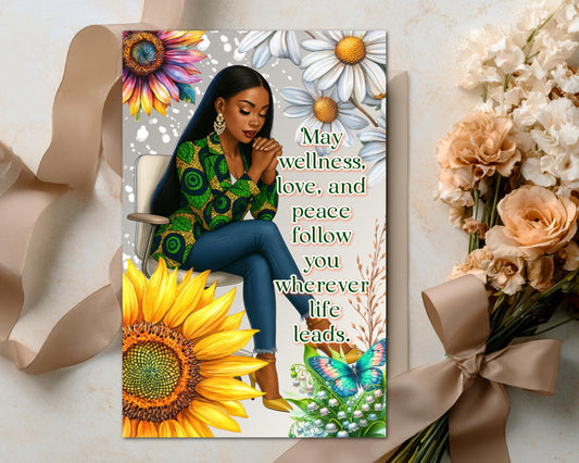 Black Women Greeting Card: Sisterhood Celebration - All Occasion Well Wishes