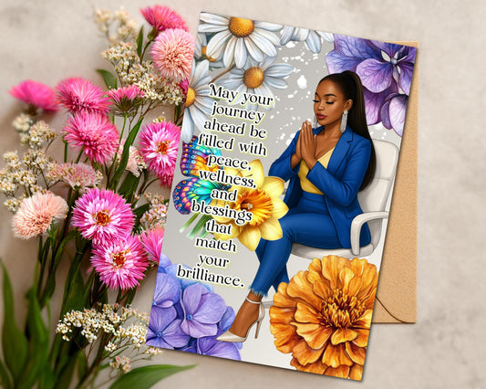 Black Women Greeting Card: Sisterhood Celebration - All Occasion Well Wishes