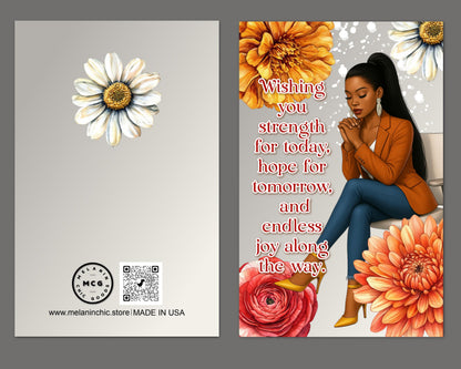 Black Women Greeting Card: Sisterhood Celebration - All Occasion Well Wishes
