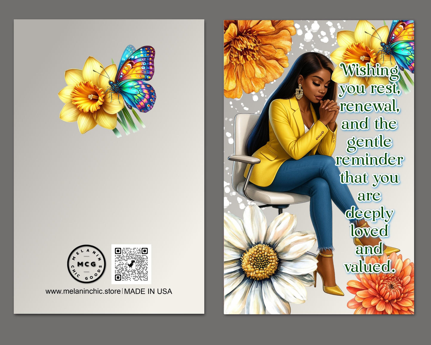 Black Women Greeting Card: Sisterhood Celebration - All Occasion Well Wishes