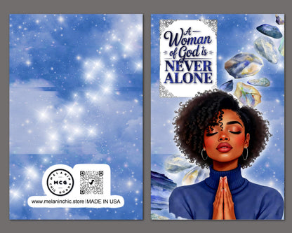 Black Women Spiritual Greeting Cards - Melanin Faith Cards - 6 PACK