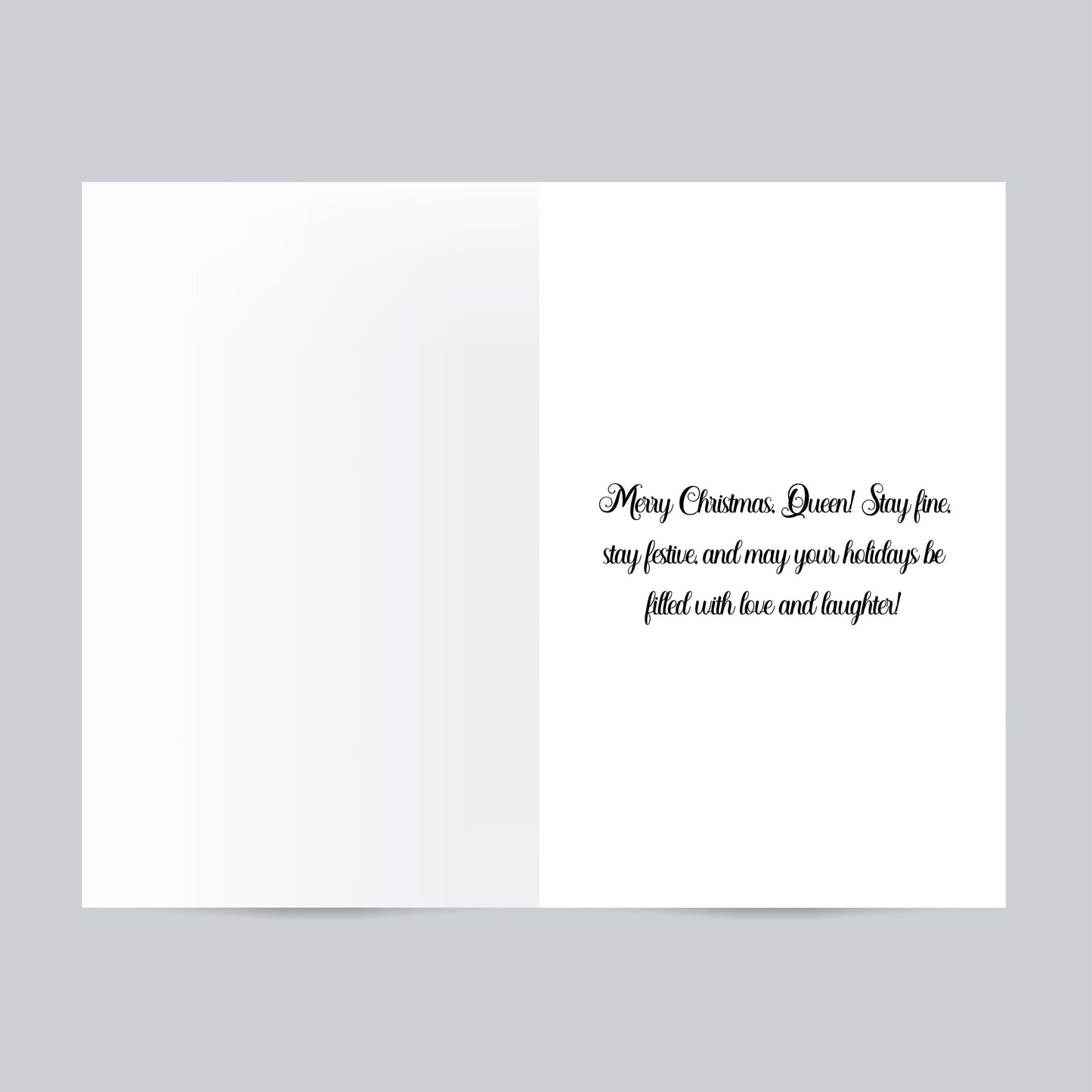 Funny Black Girl Christmas Cards: African American Holiday Greeting Cards (6 Count)