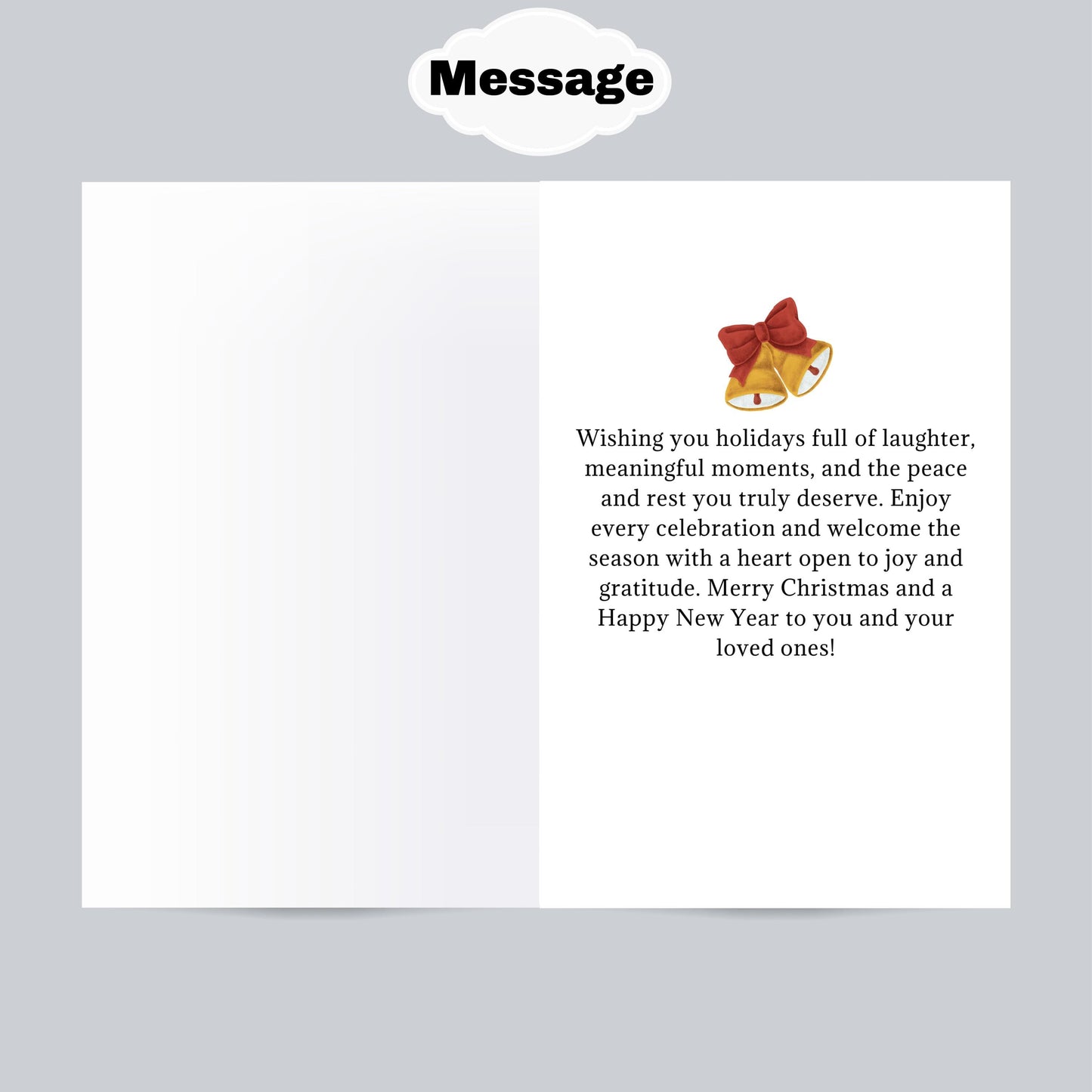 Melanin Christmas Greeting Card: African American Holiday Card