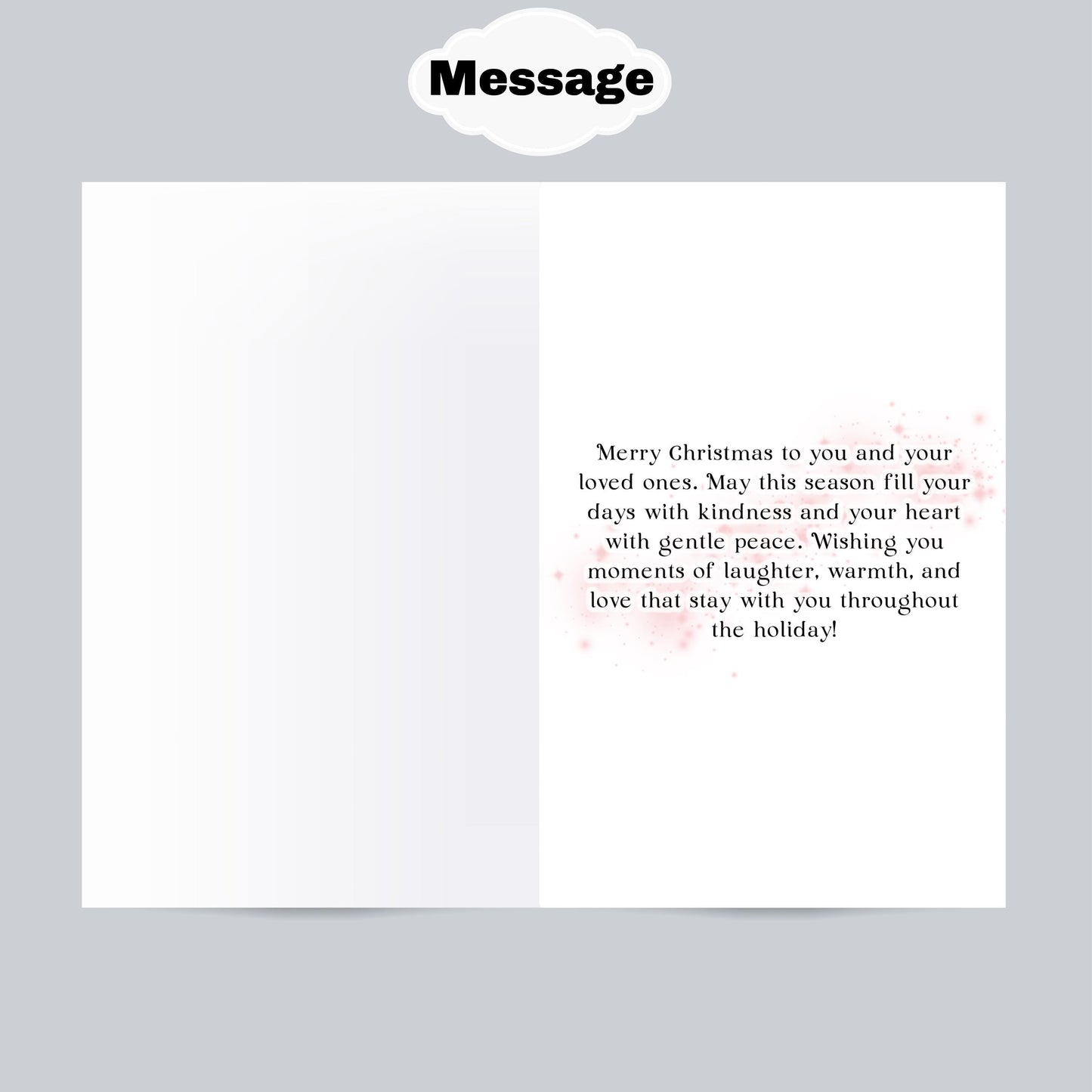 Melanin Christmas Greeting Card: Black Man Holiday Card