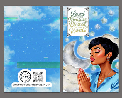 Black Women Spiritual Greeting Cards - Melanin Faith Cards - 6 PACK