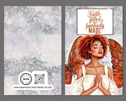 Black Women Spiritual Greeting Cards - Melanin Faith Cards - 6 PACK