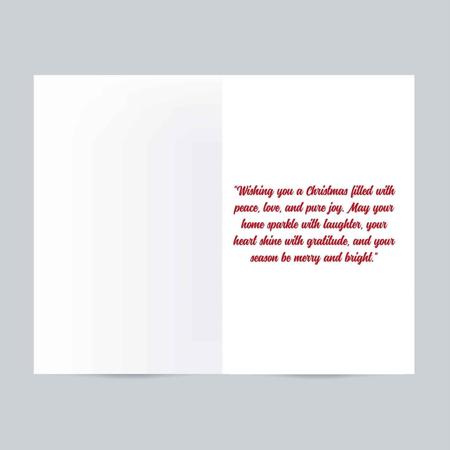 Black Woman Christmas Card: Melanin Holiday Greeting Card