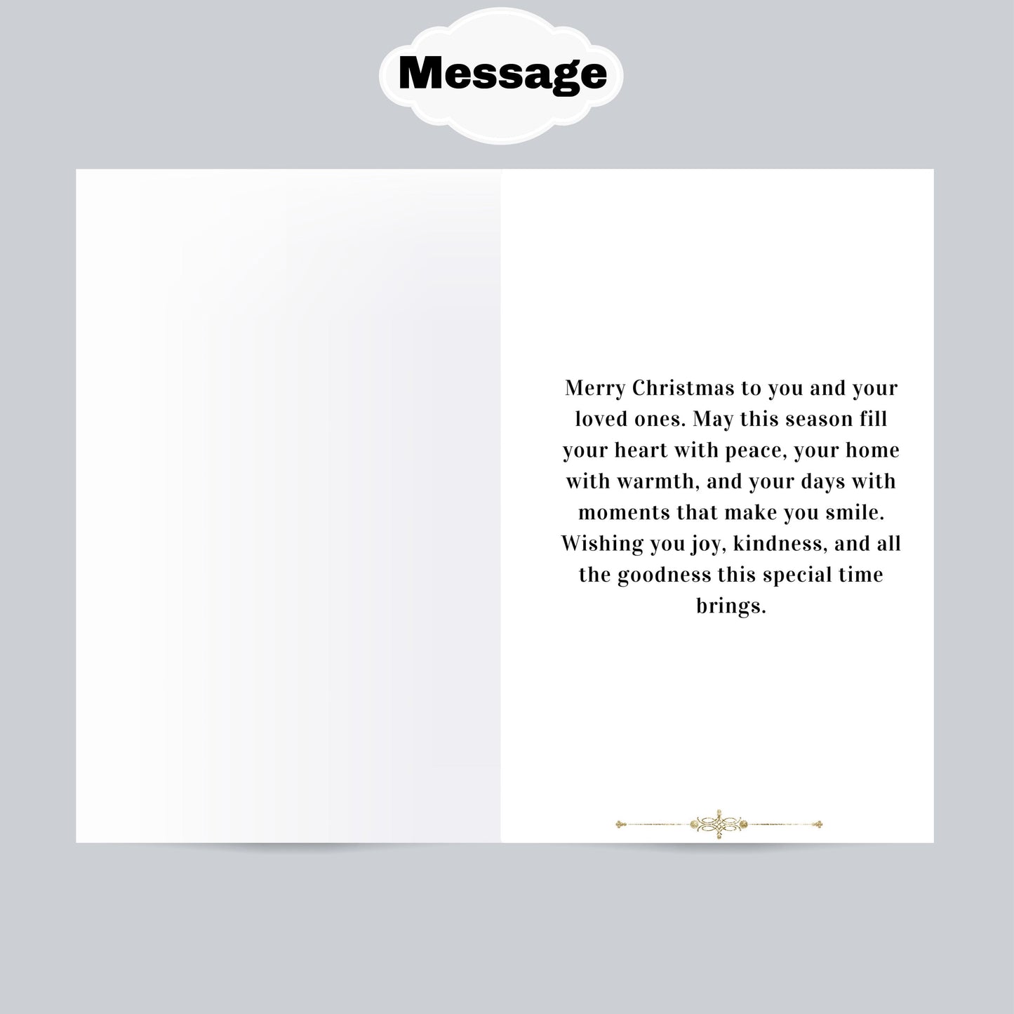 Melanin Christmas Greeting Card: Black Man Holiday Card