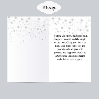 Melanin Christmas Greeting Card: African American Holiday Card