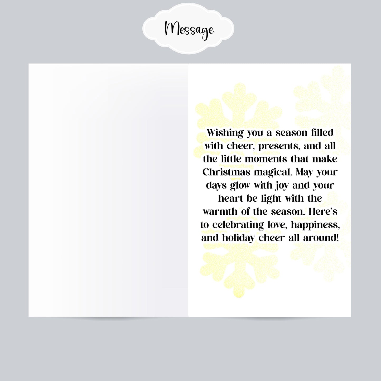 Melanin Christmas Greeting Card: African American Holiday Card