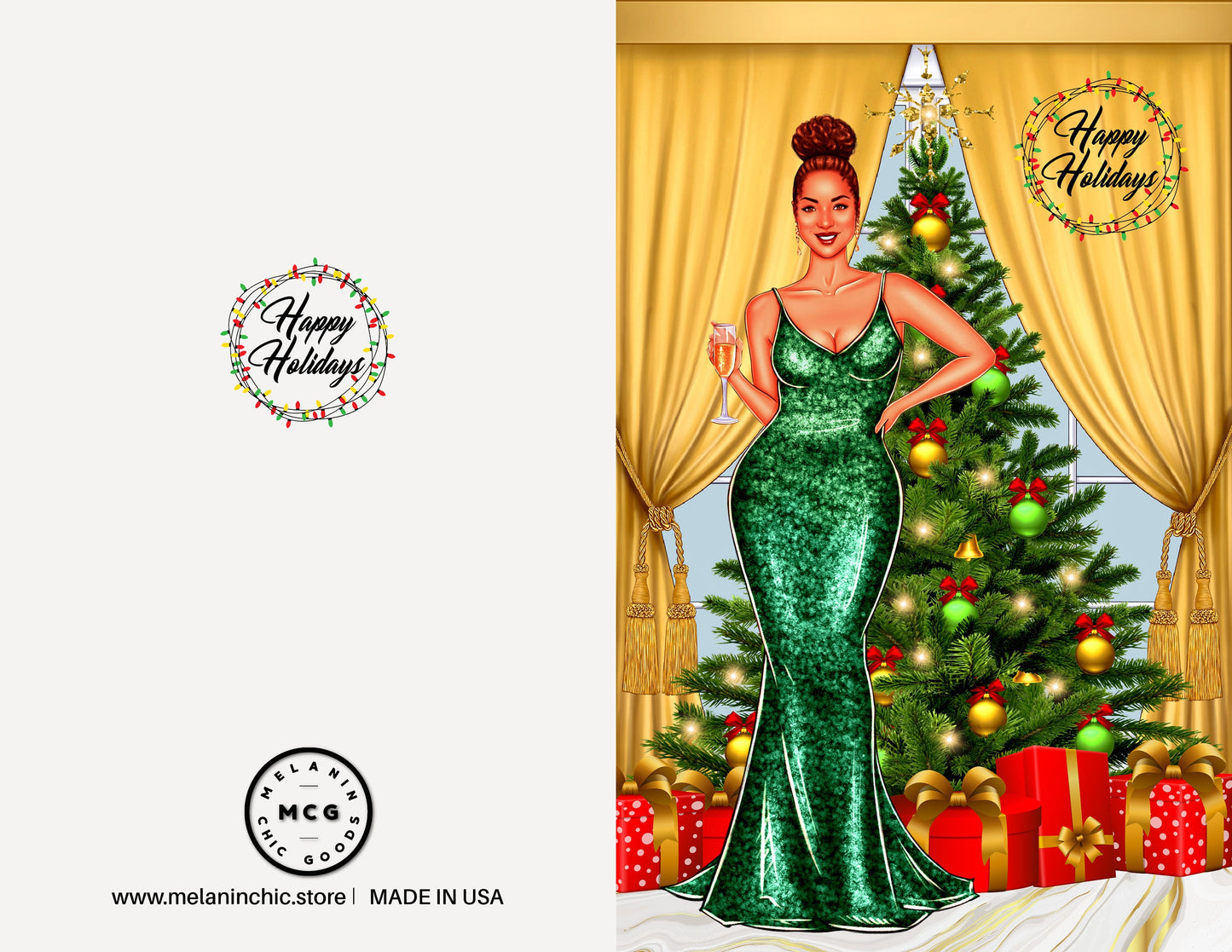 Black Christmas Cards