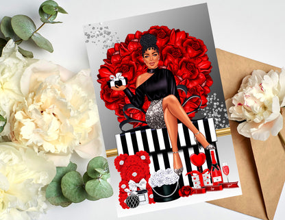 Black Love Greeting Cards