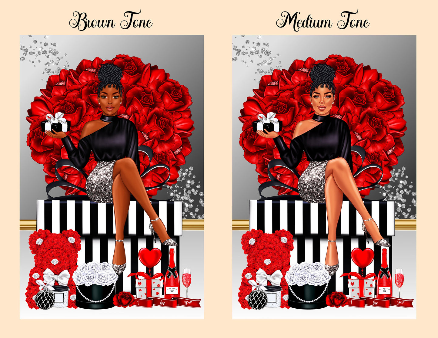 Black Love Greeting Cards