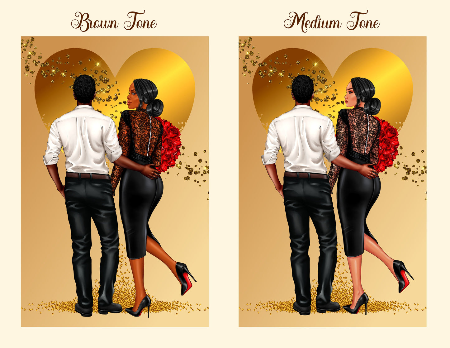 Black Love Greeting Cards