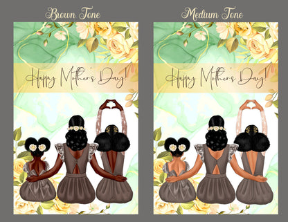 Mother's Day Cards, Black Greeting Cards