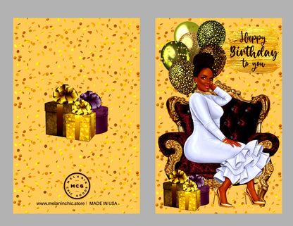 Black Greeting Cards