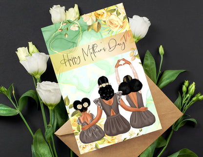 Mother's Day Cards, Black Greeting Cards