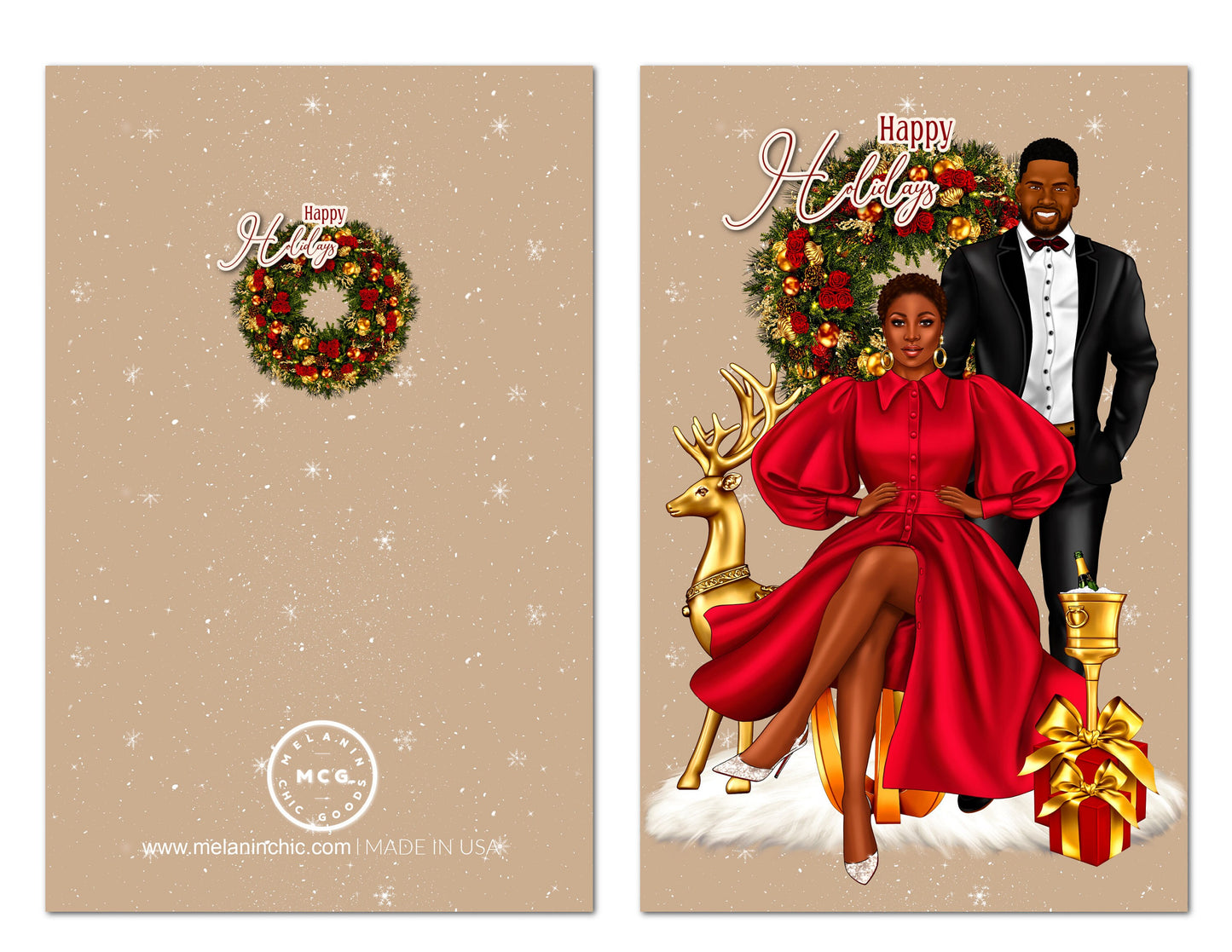 Black Christmas Cards
